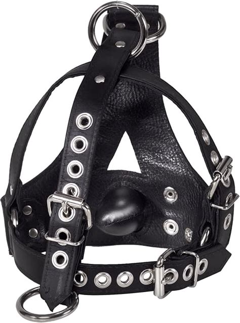Strict Leather Bishop Head Harness With Removable Gag.